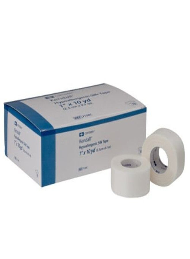 Covidien 7137C Kendall Hypoallergenic Silk Tape, 1/2" x 10 yd. Size (Pack of 24)